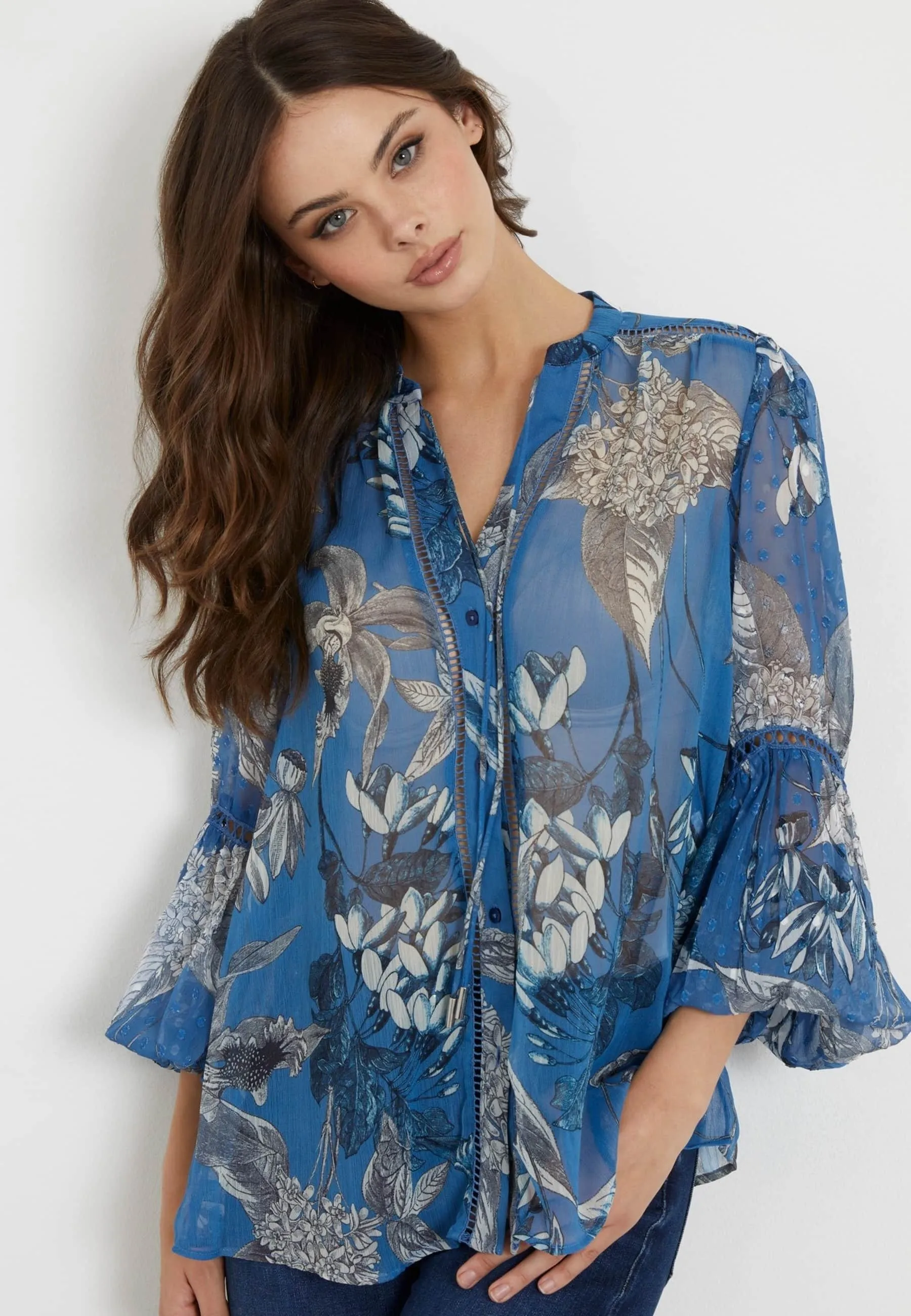 MIT BLUMEN - Camicia