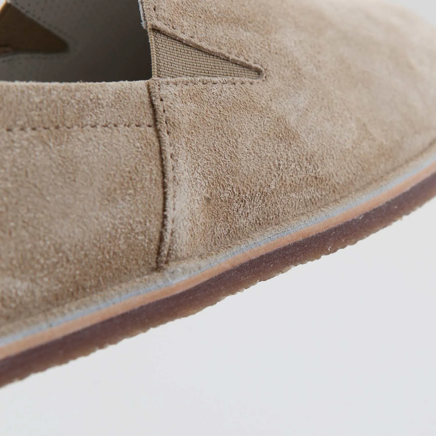 Mocassino In Pelle Beige Ragazzo