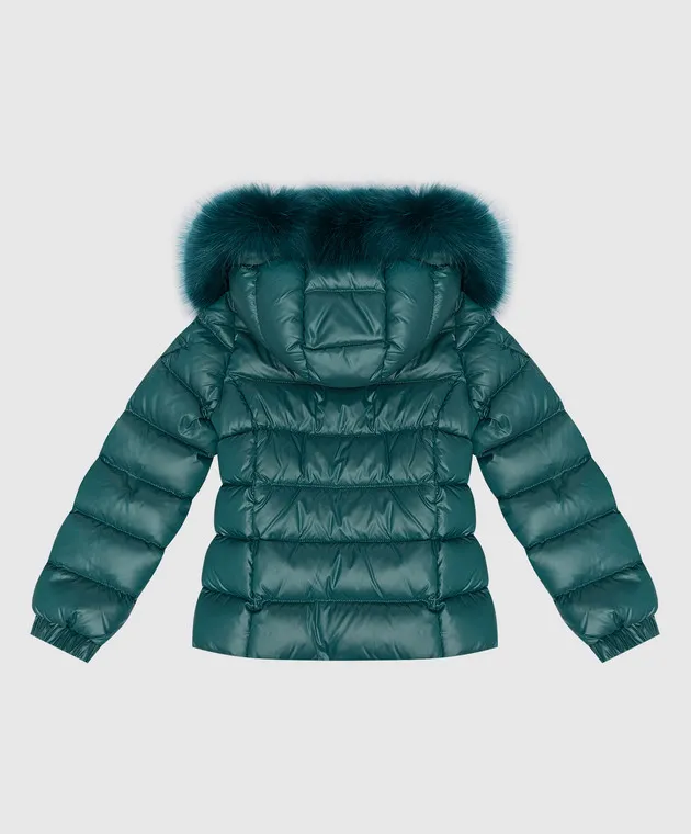Moncler ENFANT Piumino verde da bambino Badyf con patch logo 1A00069C0064810