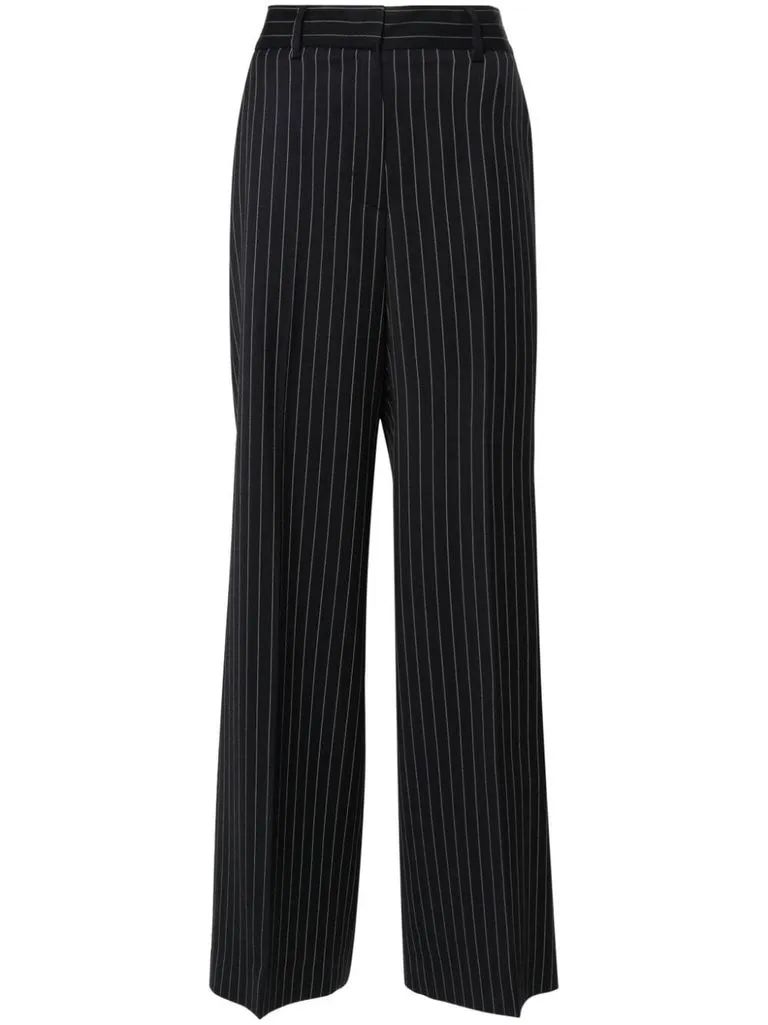 msgm Pantaloni motivo gessato