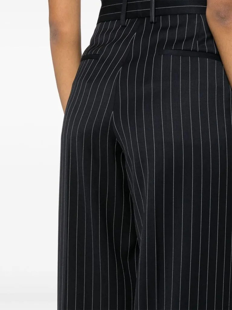 msgm Pantaloni motivo gessato