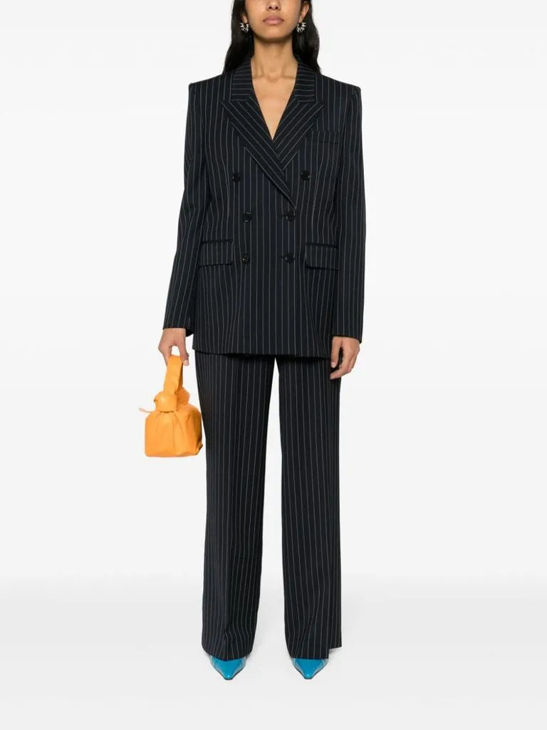 msgm Pantaloni motivo gessato