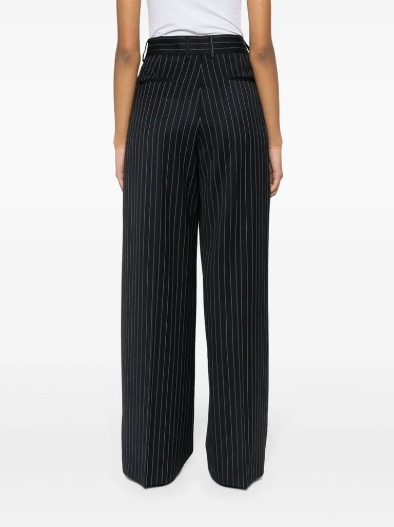 msgm Pantaloni motivo gessato