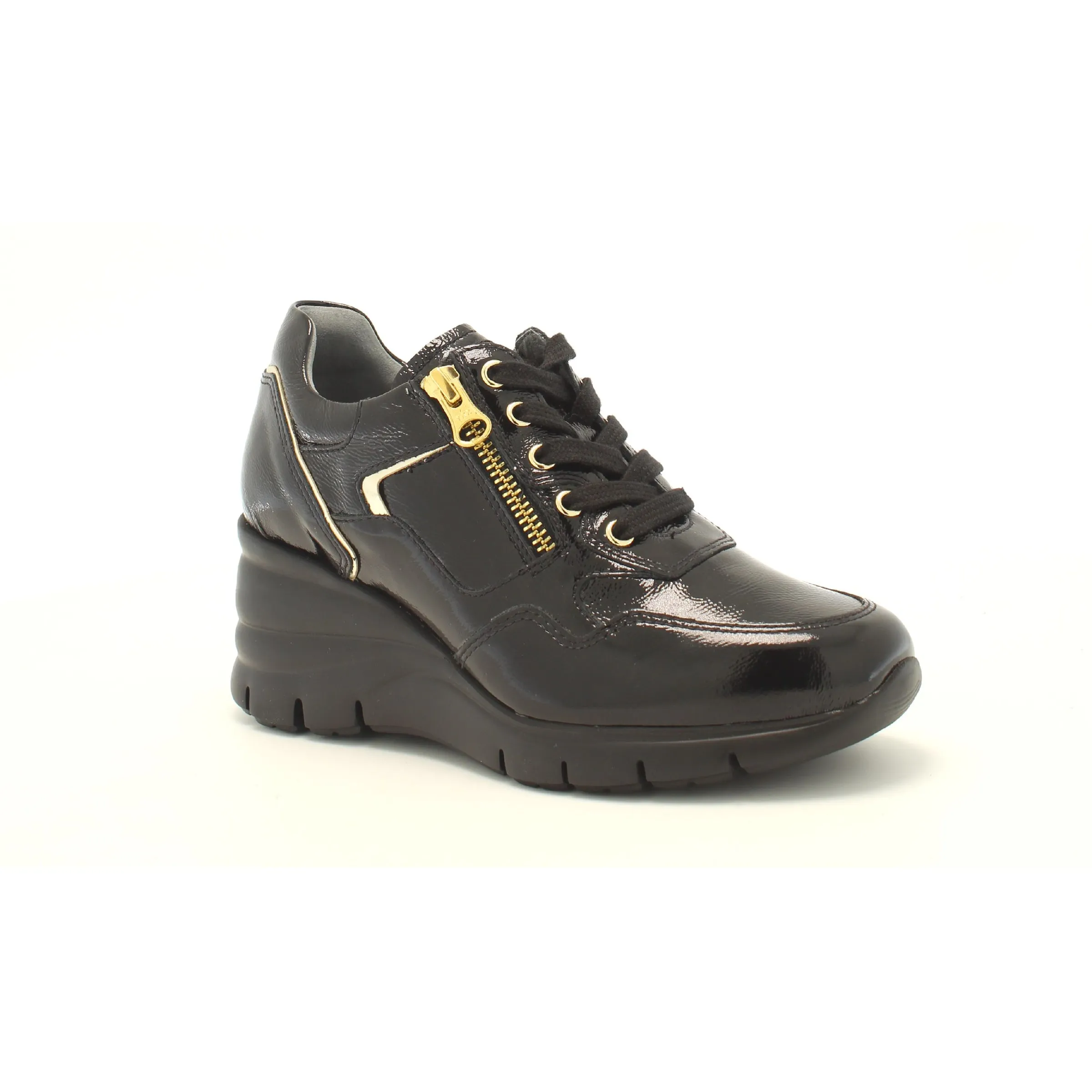 NERO GIARDINI -  Sneakers con lacci