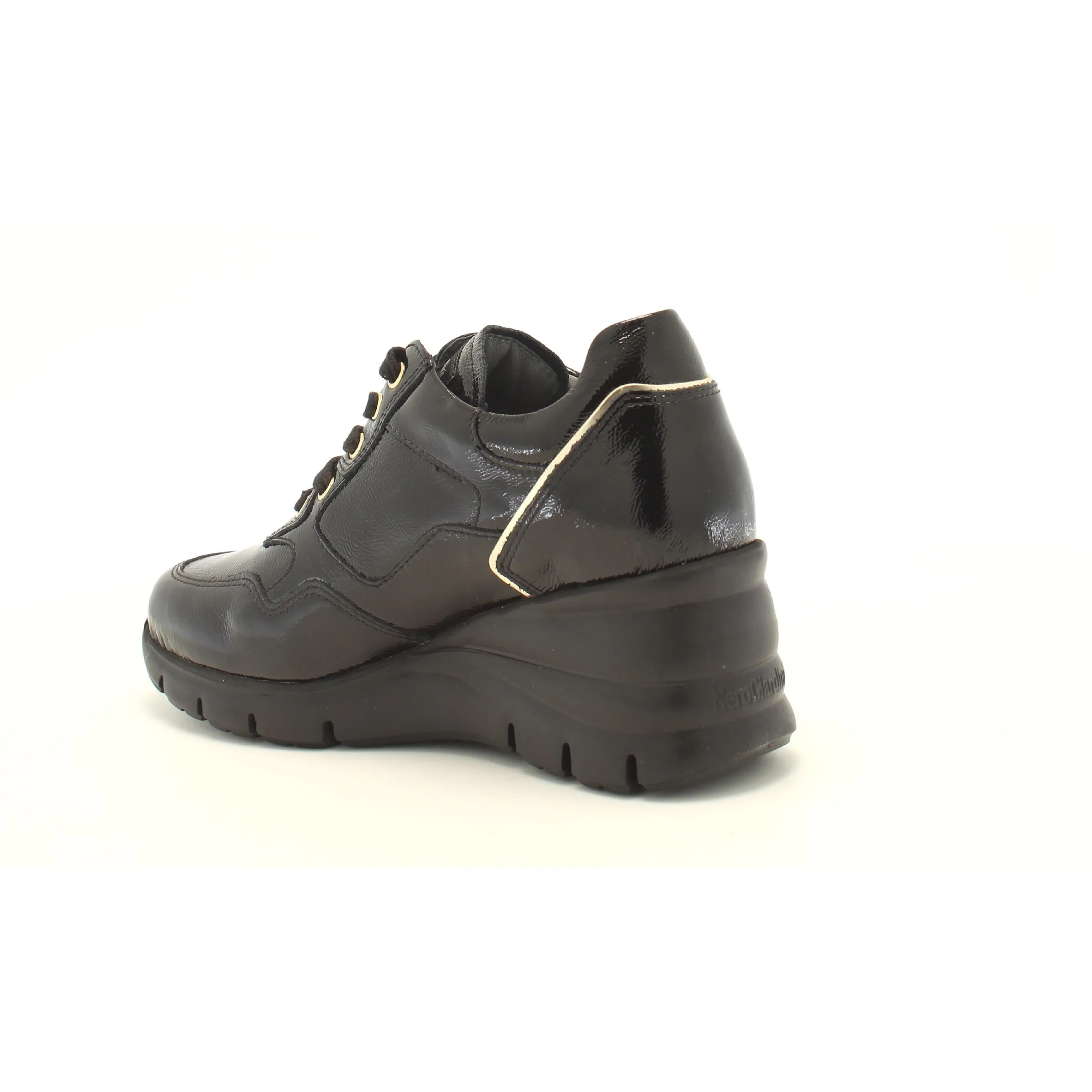 NERO GIARDINI -  Sneakers con lacci