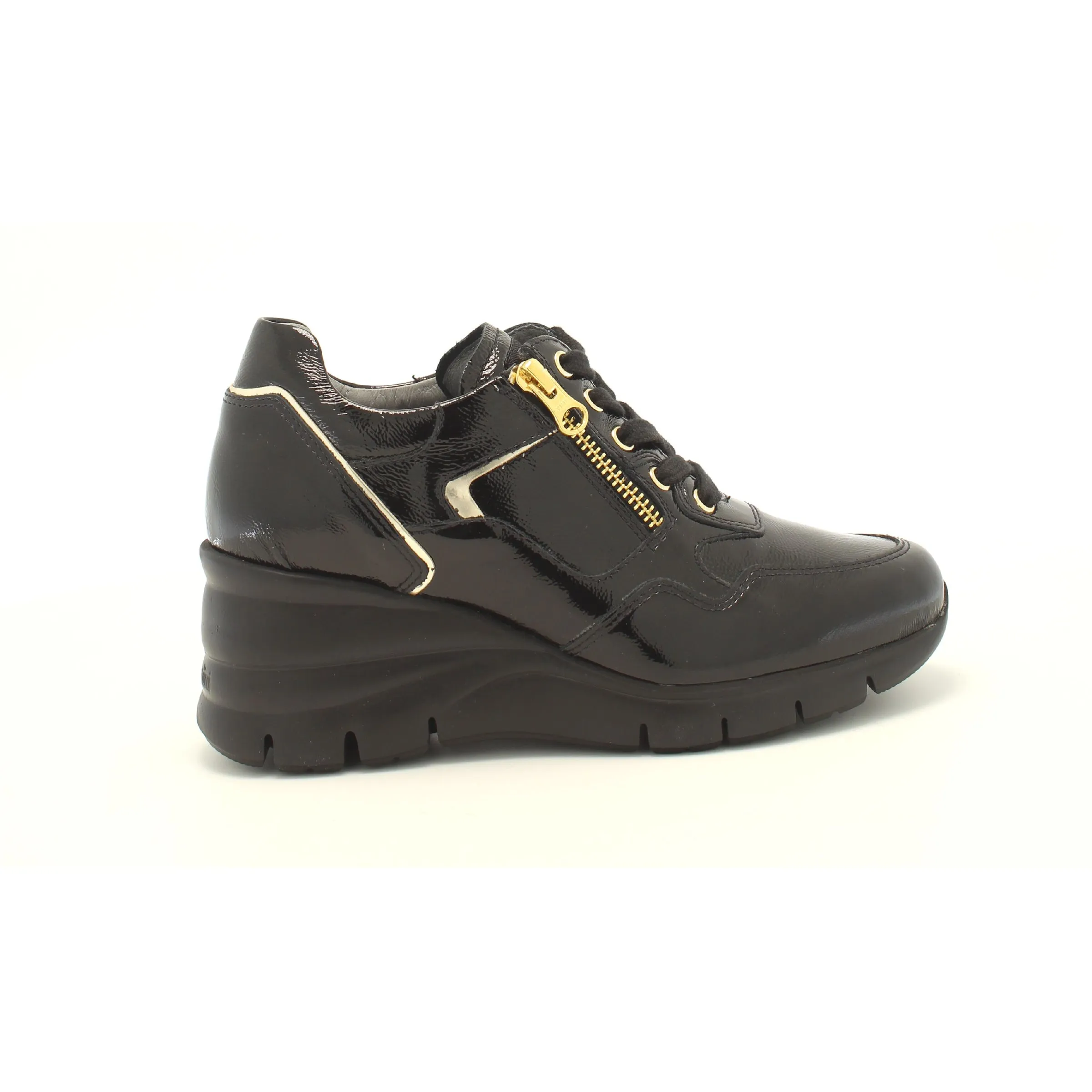 NERO GIARDINI -  Sneakers con lacci