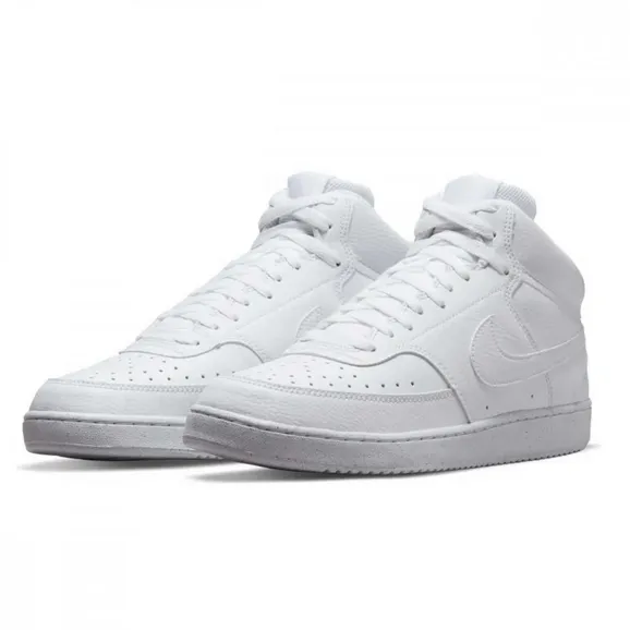 Nike shoe Court Vision Mid women's high sneakers CD5436 100 white