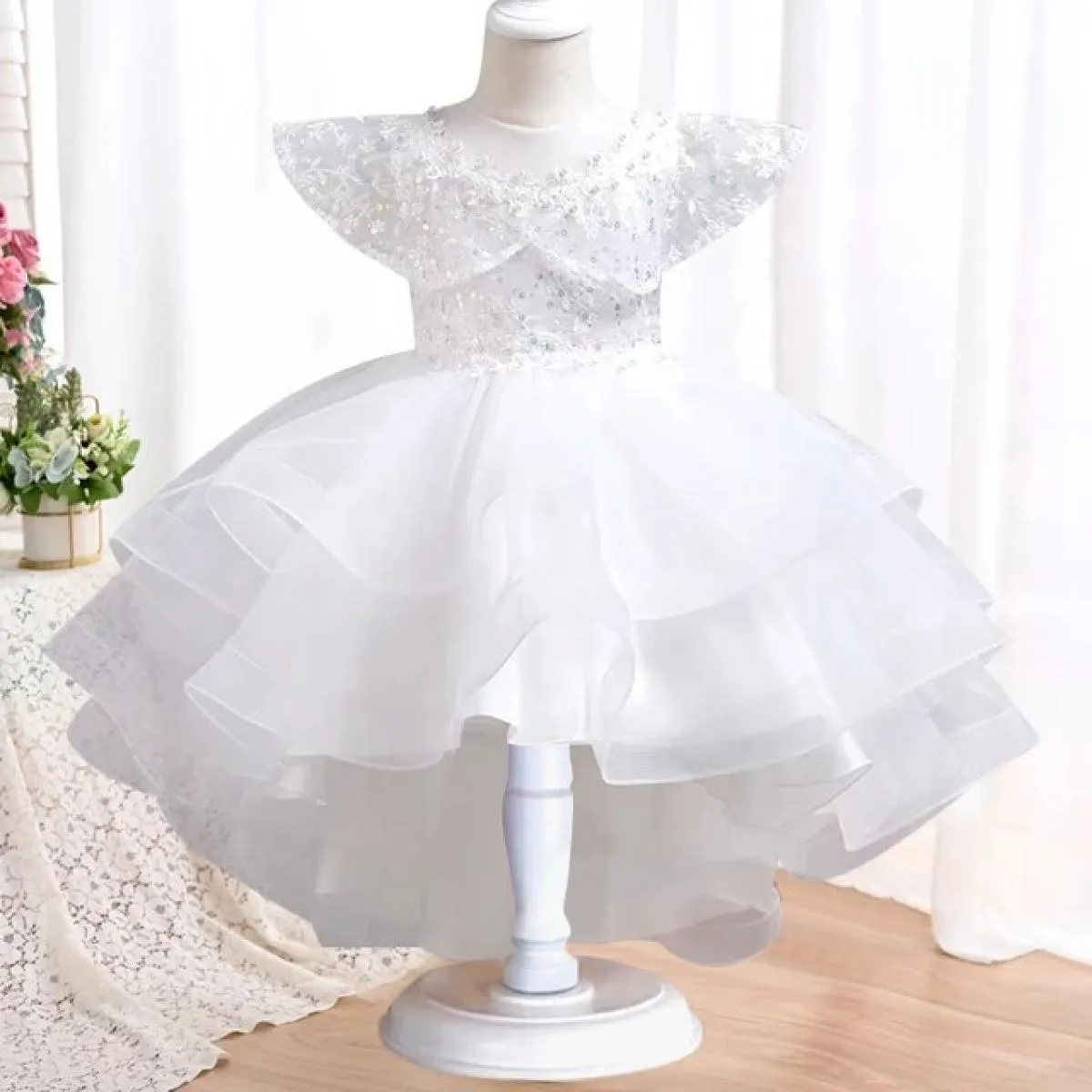 Nuovo vestito da Halloween con paillettes Vestito da festa per ragazze Vestito da compleanno per ragazze da 3 a 10 anni Adatto p