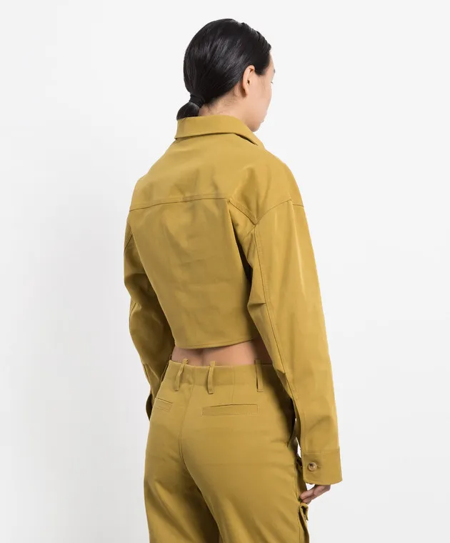 Off-White Maglietta gialla OWGA118F22FAB001