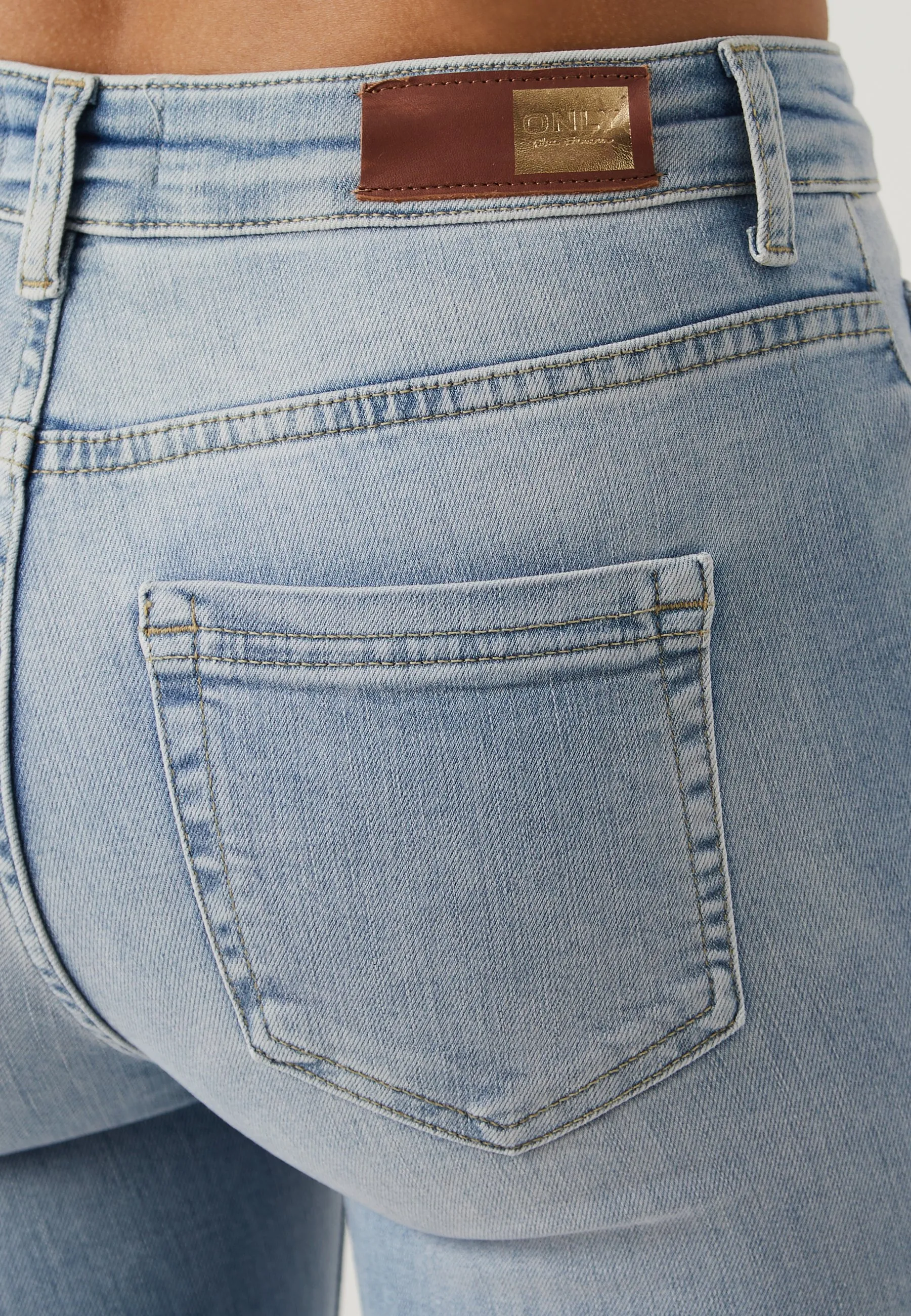 ONLBLUSH LIFE MID RAW - Jeans Skinny Fit