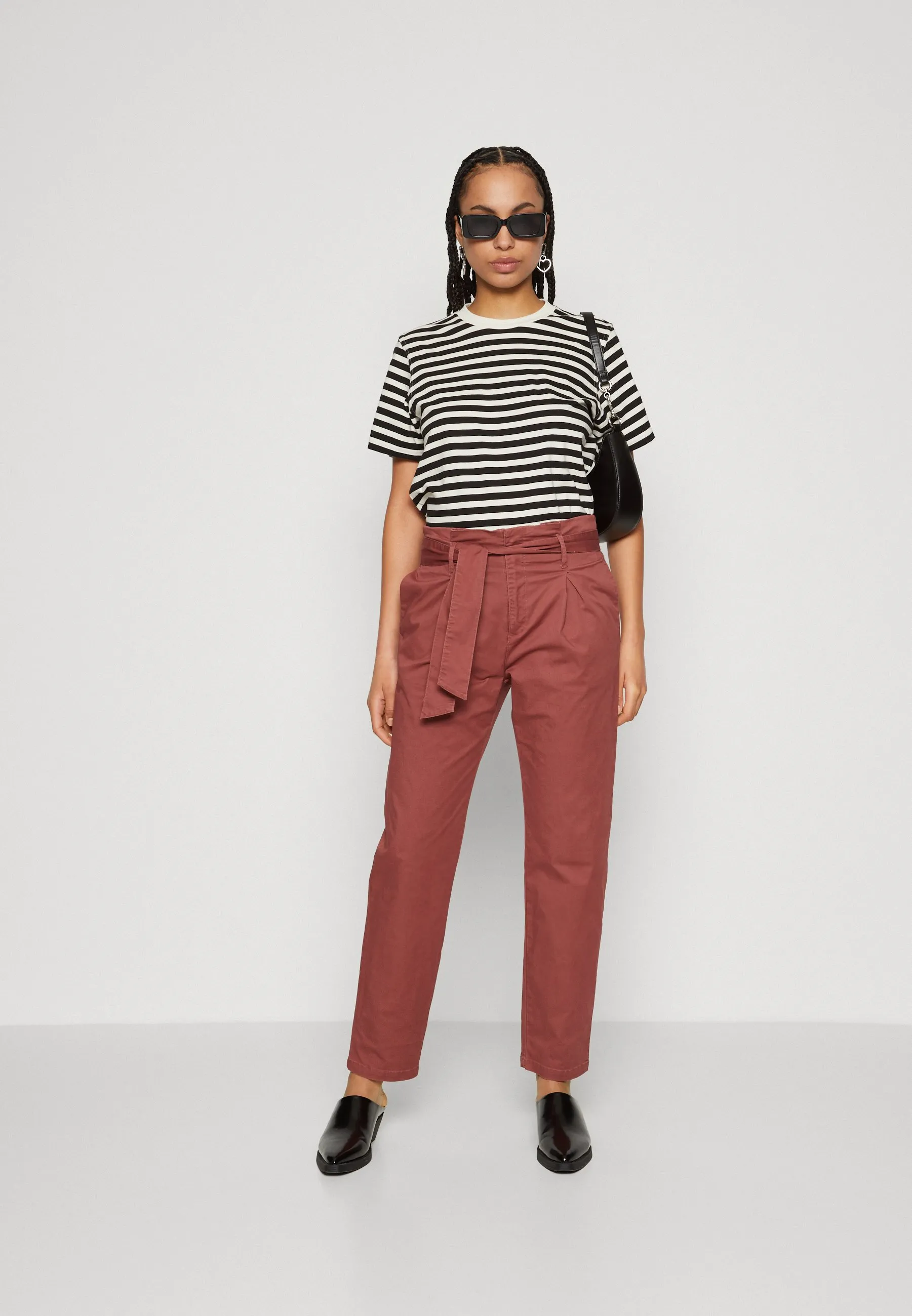 ONLSIBIE PAPERBAG BELT - Pantaloni