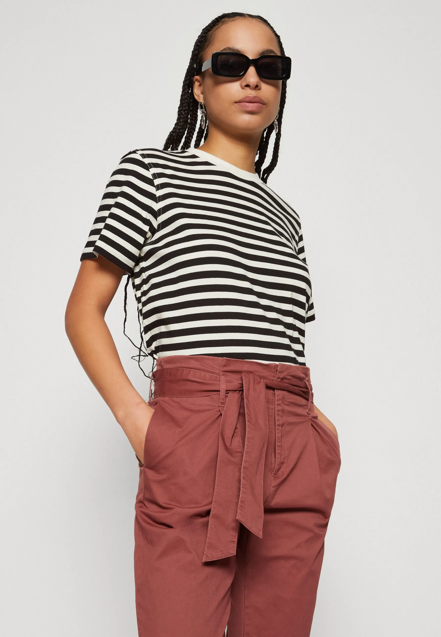 ONLSIBIE PAPERBAG BELT - Pantaloni