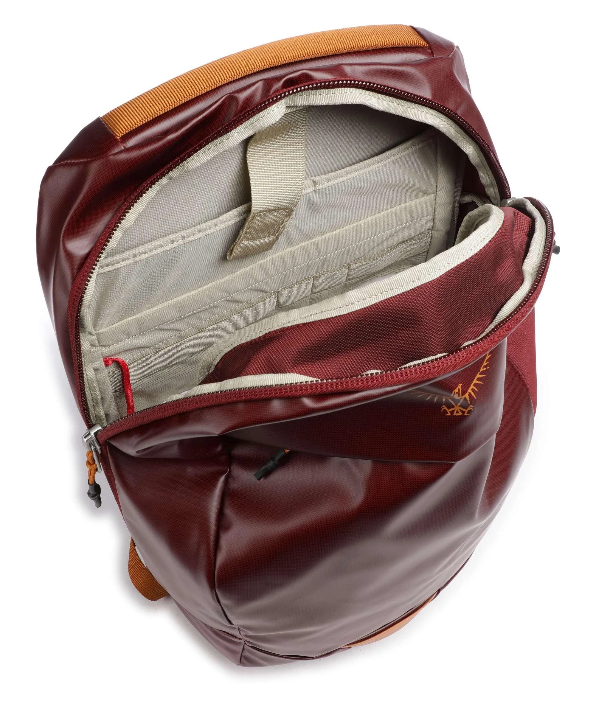 Osprey Transporter Panel Loader Zaino 17″ poliestere riciclato rosso scuro  