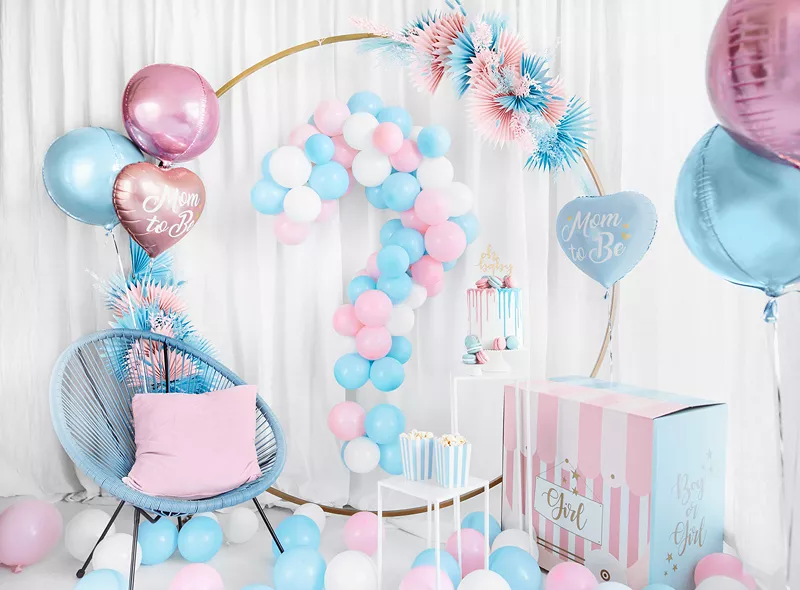 Palloncino cuore rosa mamma da 45 cm