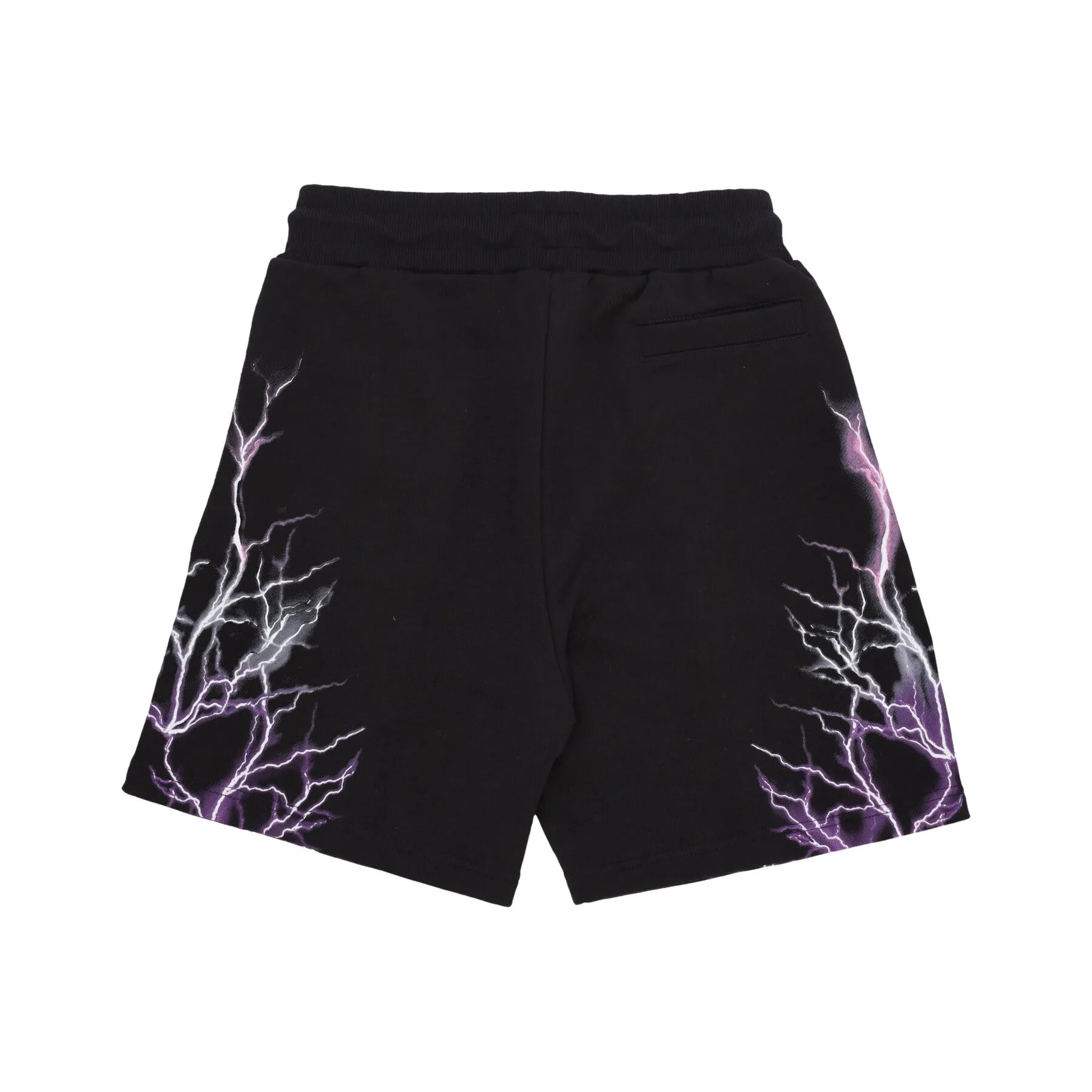 Pantalone Corto Tuta Uomo Lightning Shorts Black/purple/grey/fuchsia