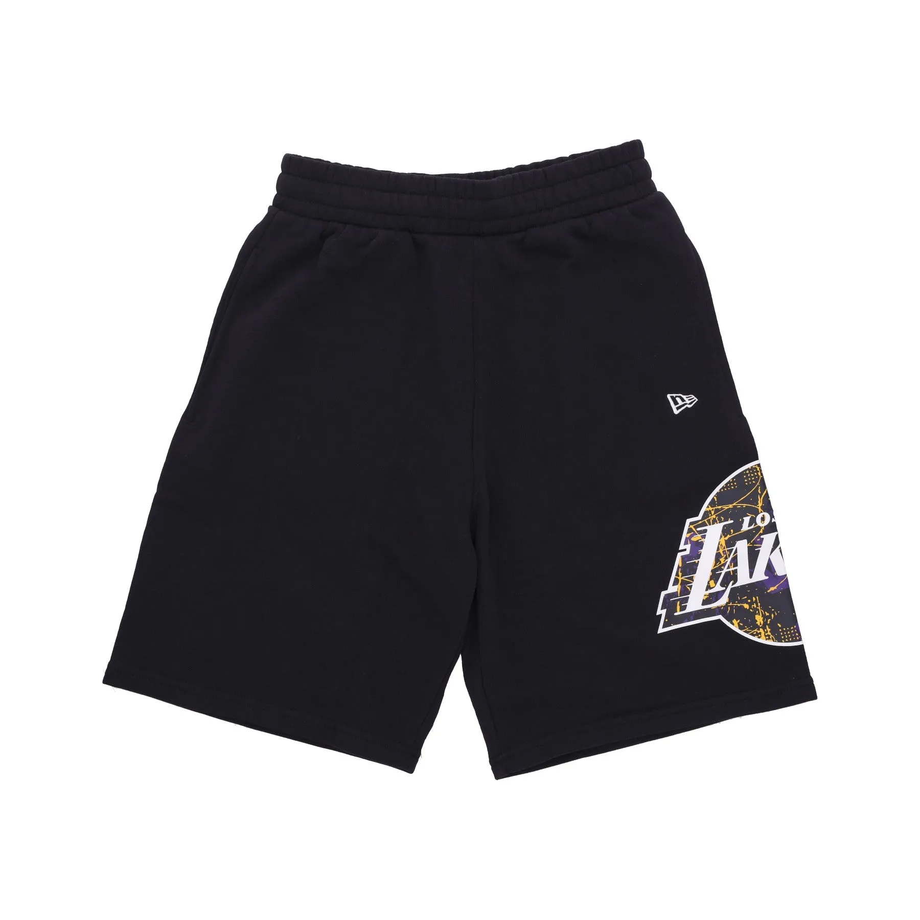 Pantalone Corto Tuta Uomo Nba Team Logo Os Shorts Loslak Black/true Purple