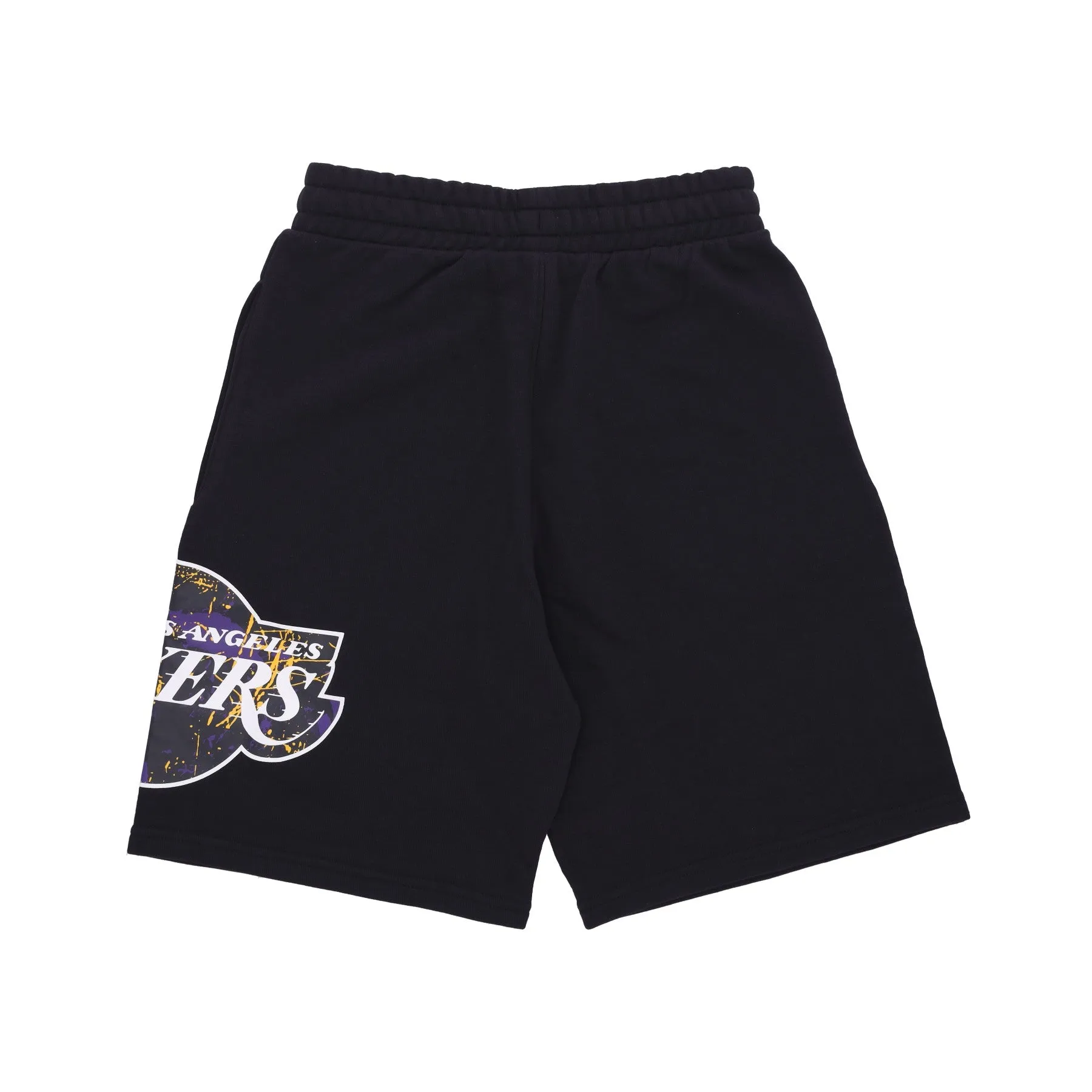 Pantalone Corto Tuta Uomo Nba Team Logo Os Shorts Loslak Black/true Purple