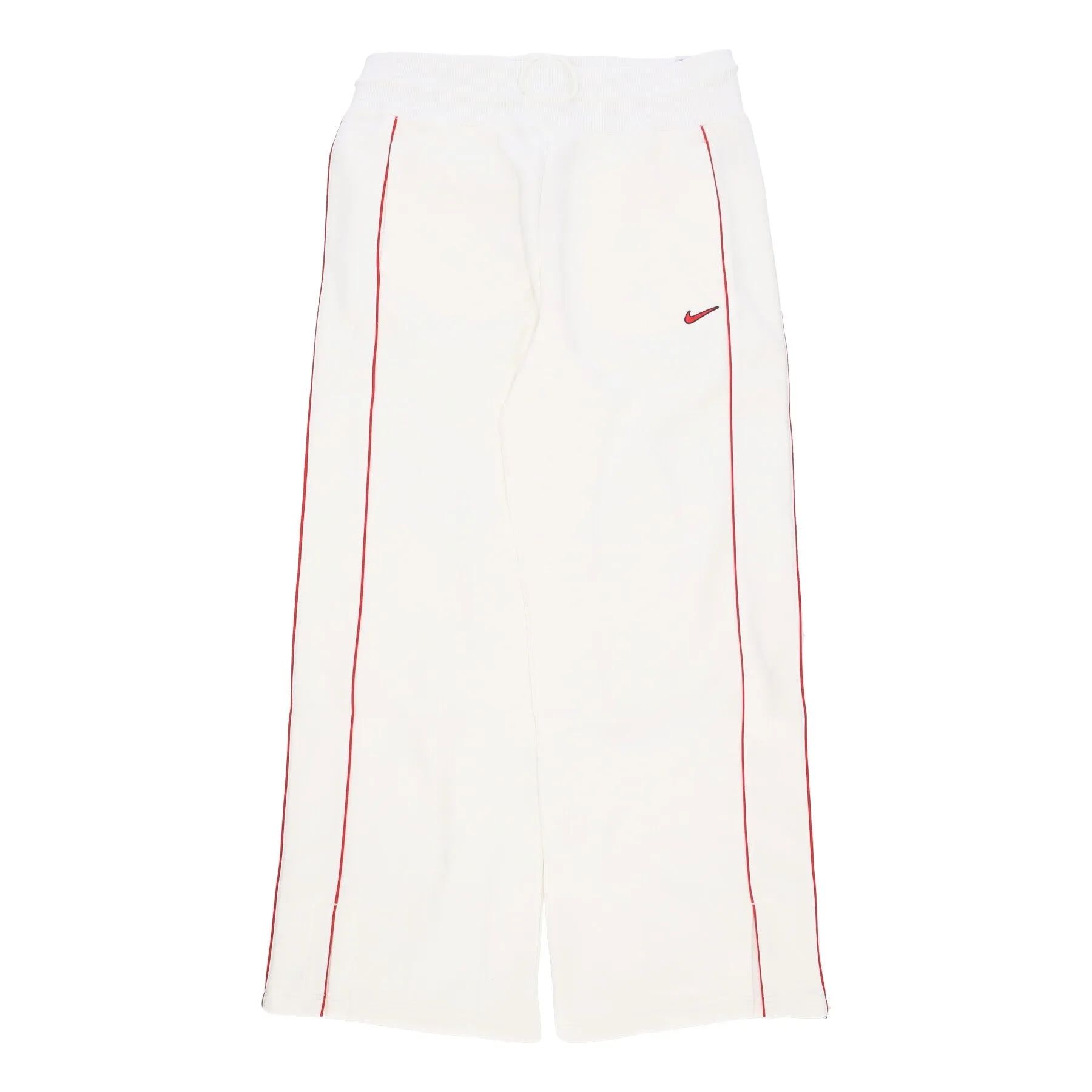 Pantalone Tuta Felpato Donna W Sportswear Open-hem Sw Fleece Pant Sail/sail/university Red