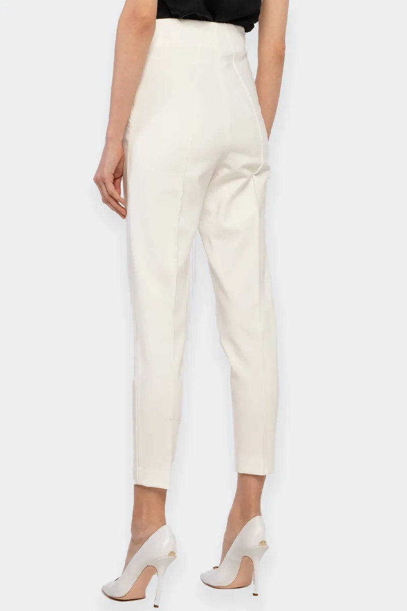PANTALONI BIANCHI A SIGARETTA