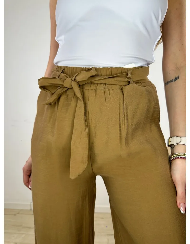 PANTALONI CLELIA CAMEL