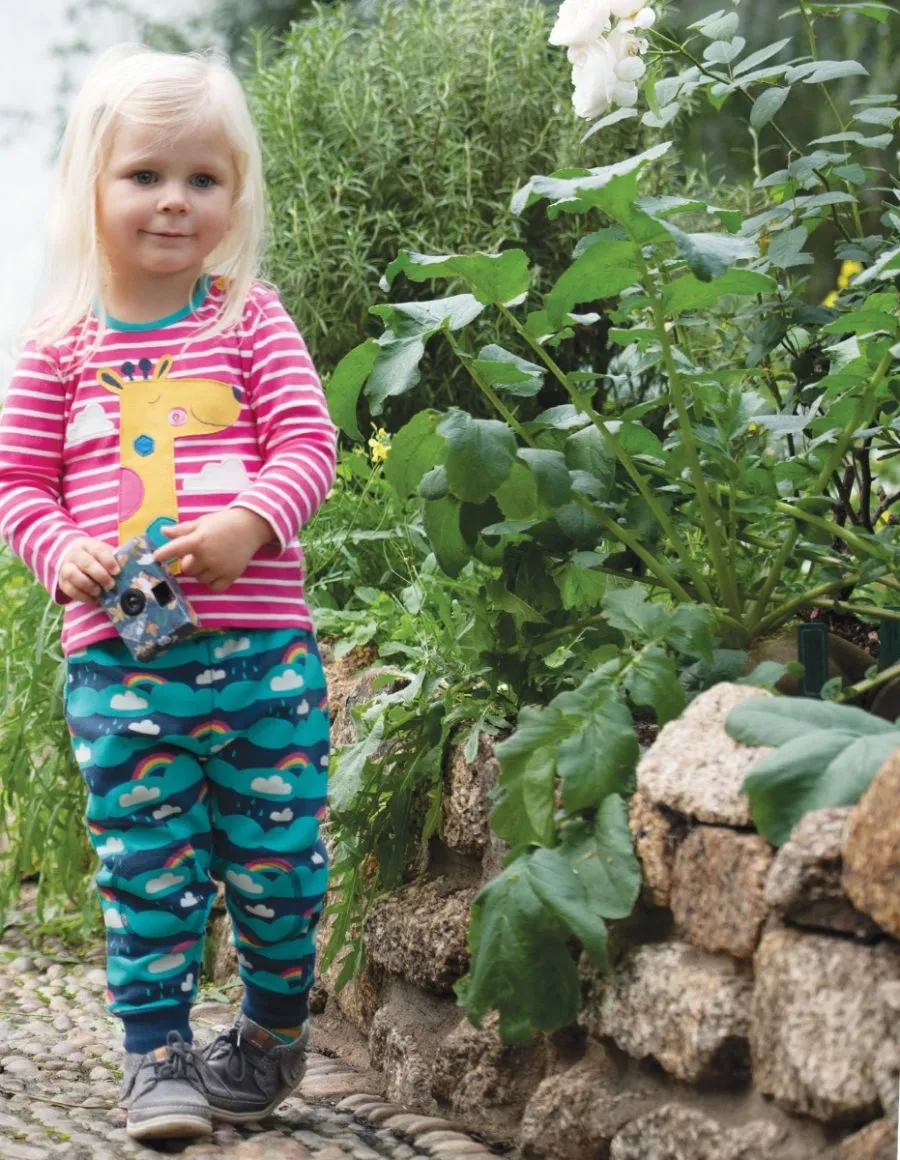 Pantaloni da bambino Frugi – Snuggle Crawlers Above the clouds