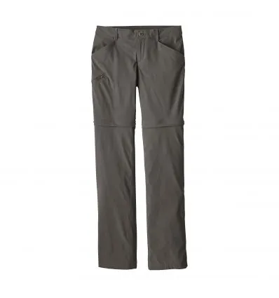 Pantaloni dilemma Convertible - Patagonia (Forge grey) donna