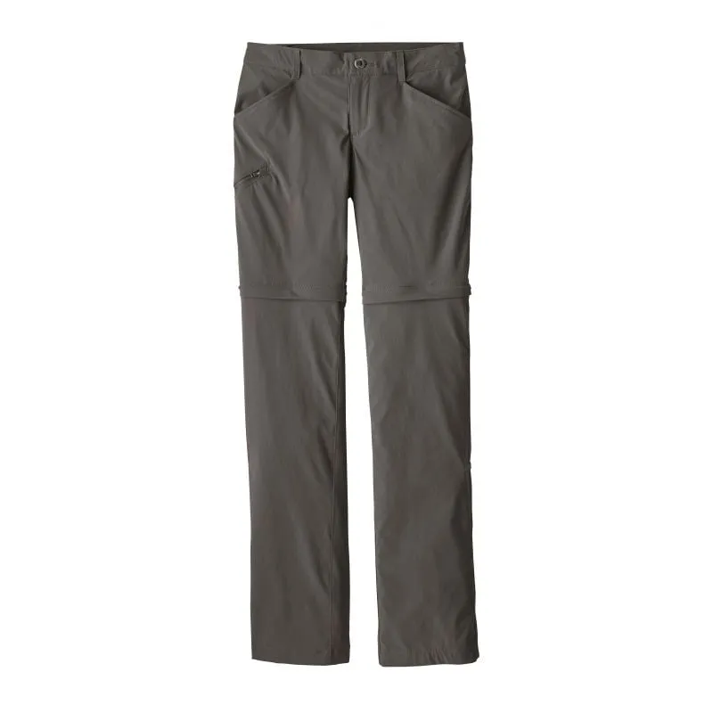 Pantaloni dilemma Convertible - Patagonia (Forge grey) donna