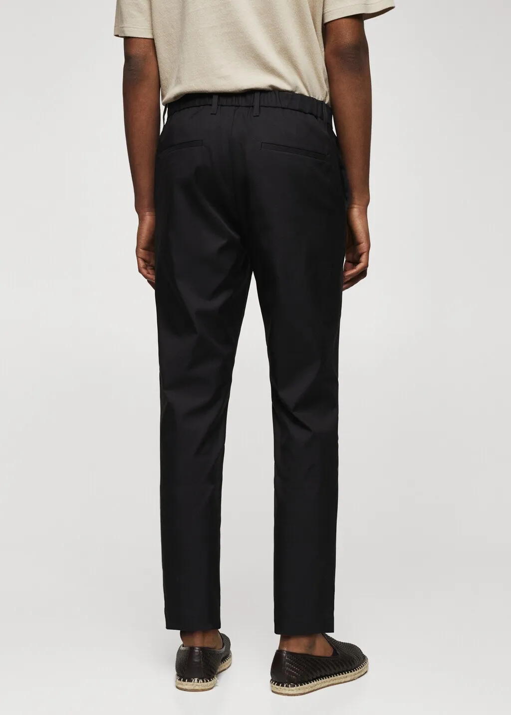 Pantaloni slim fit cotone