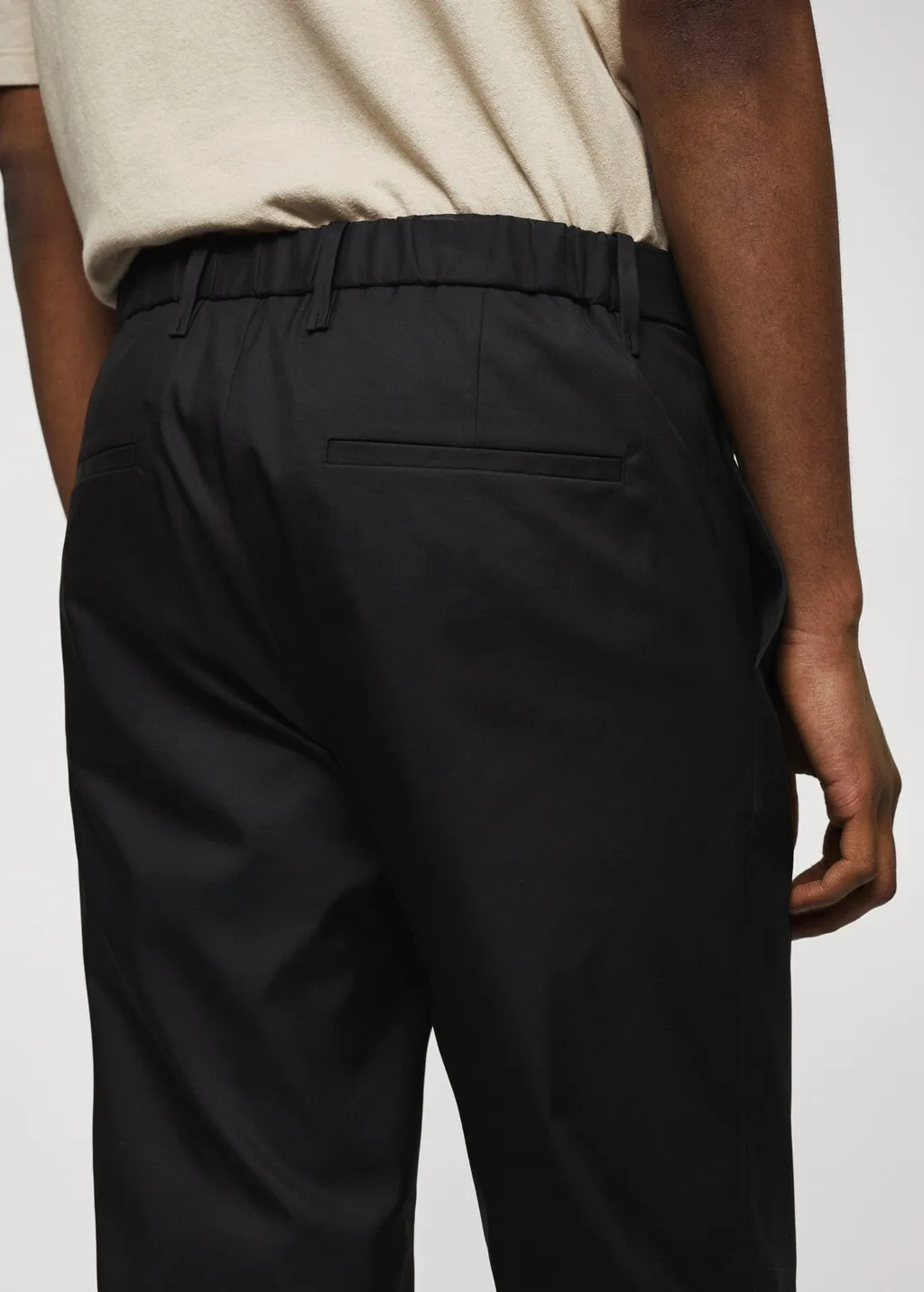 Pantaloni slim fit cotone