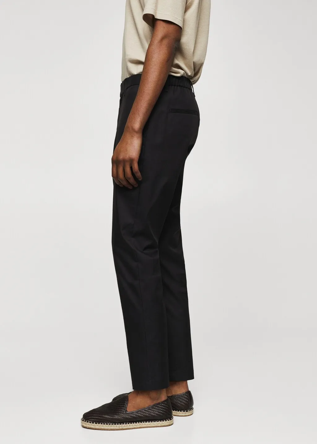 Pantaloni slim fit cotone