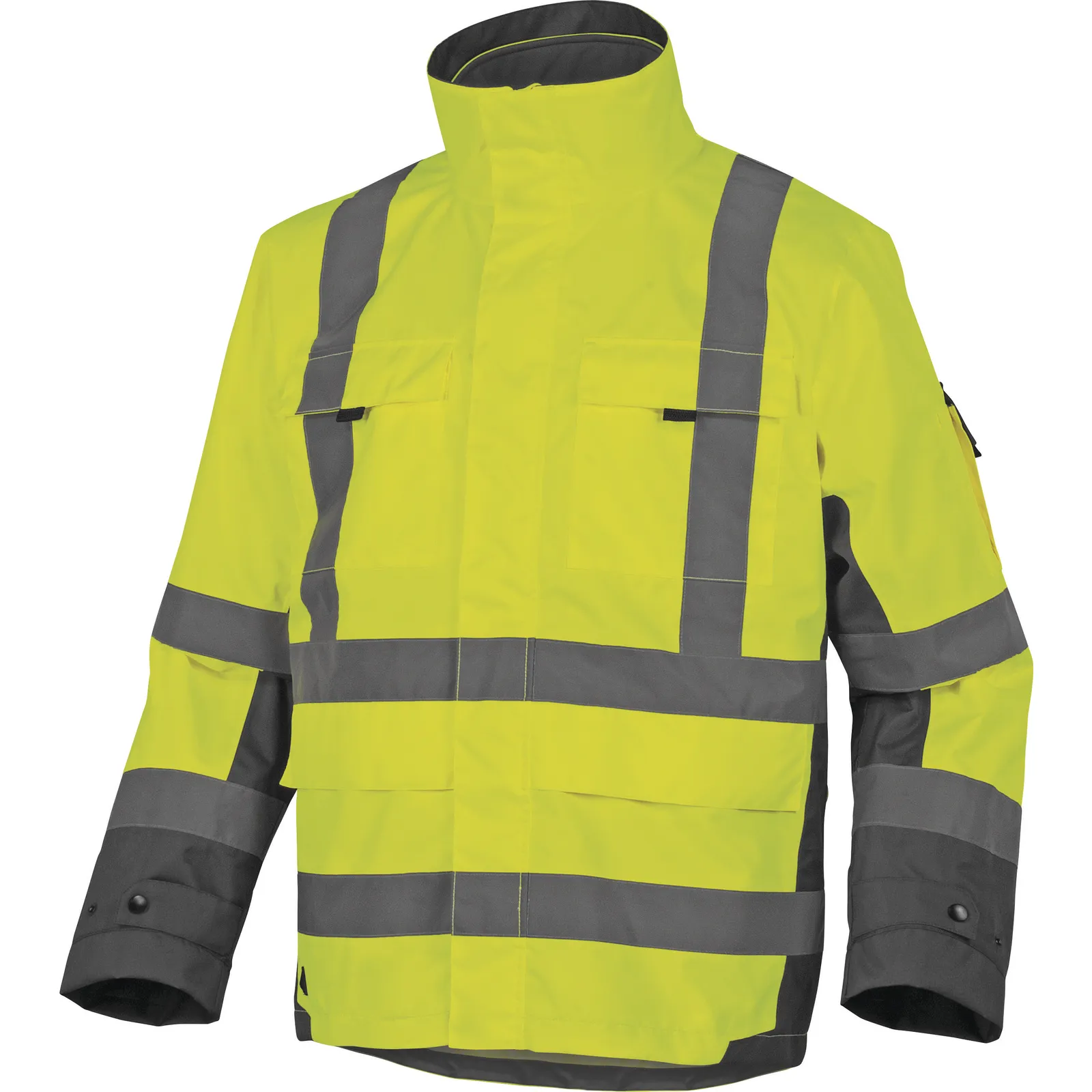 Parka ad alta visibilità Grigio, Giallo Delta Plus TARMAC, XXXL unisex