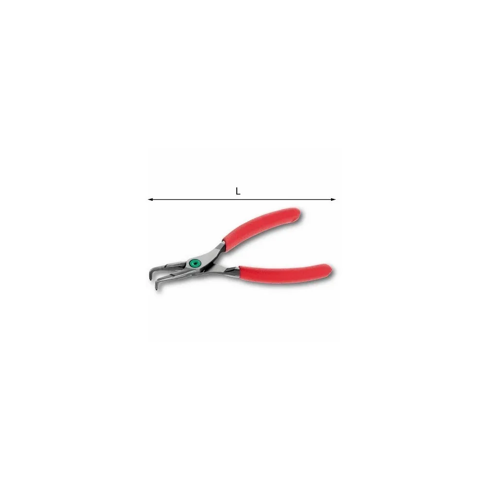 PINZE A BECCHI PIEGATI A 90° PER ANELLI ELASTICI INTERNI USAG 127 PN 12-25