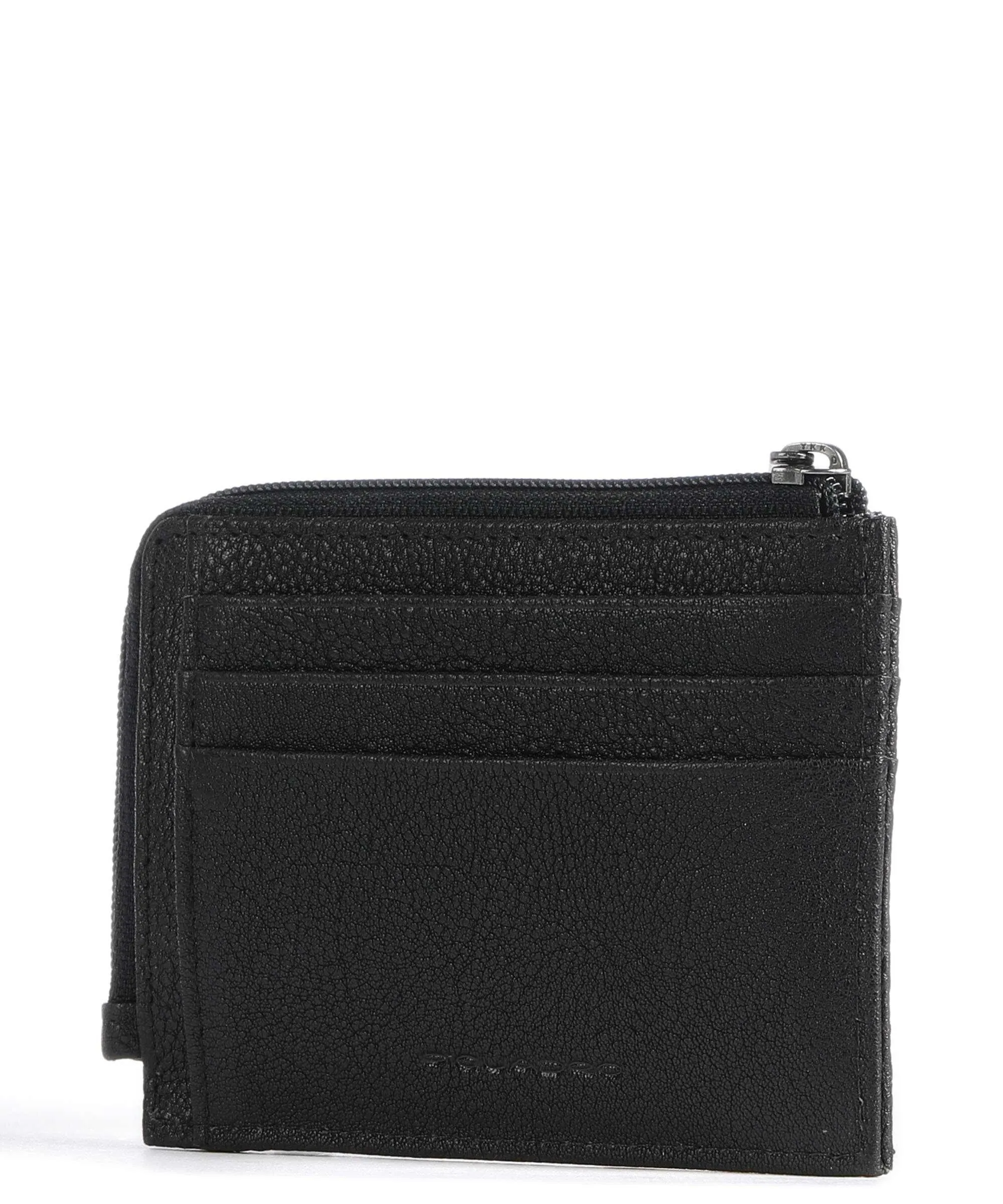  Piquadro Rhino RFID Porta carte di credito pelle di vacchetta grana nero  