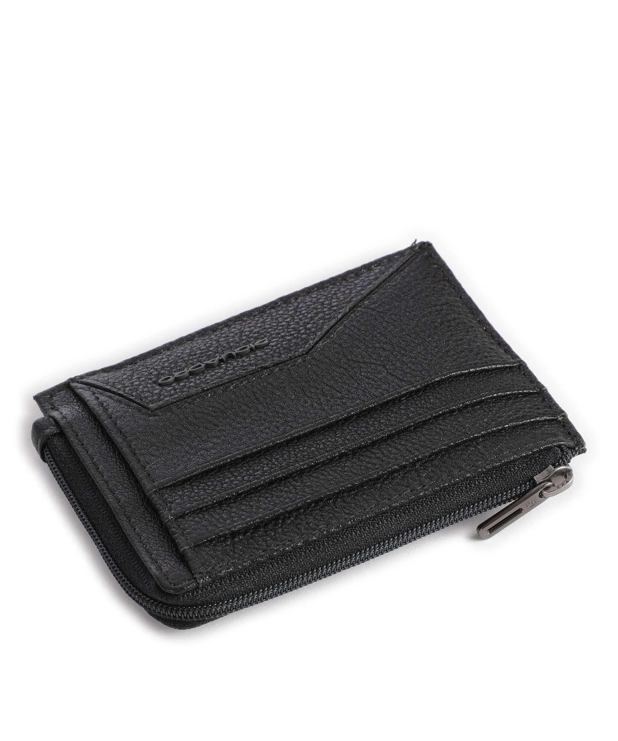  Piquadro Rhino RFID Porta carte di credito pelle di vacchetta grana nero  