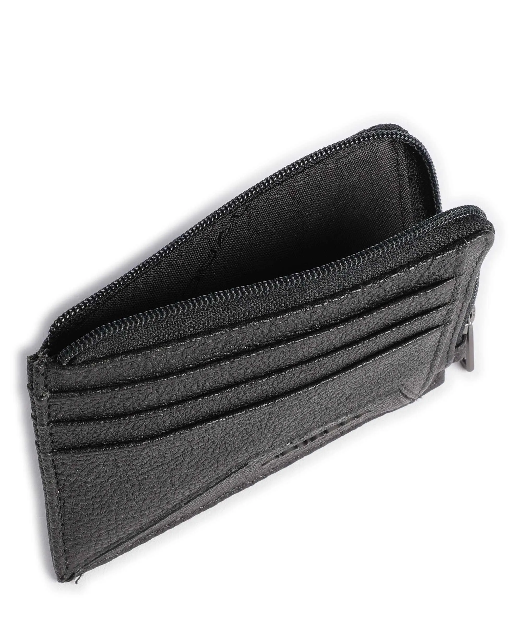  Piquadro Rhino RFID Porta carte di credito pelle di vacchetta grana nero  