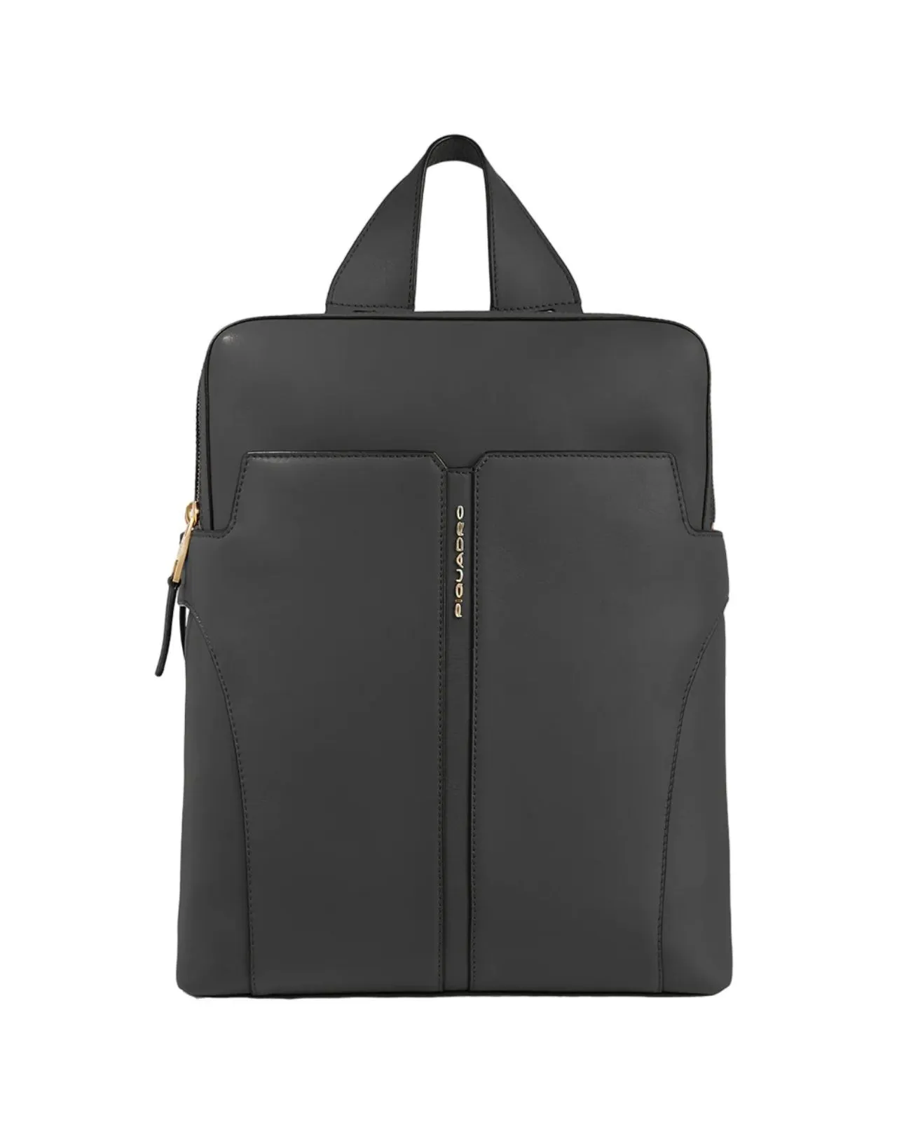 Piquadro - Zaino piccolo doppio comparto in pelle porta pc 14'' | Studioarch.com