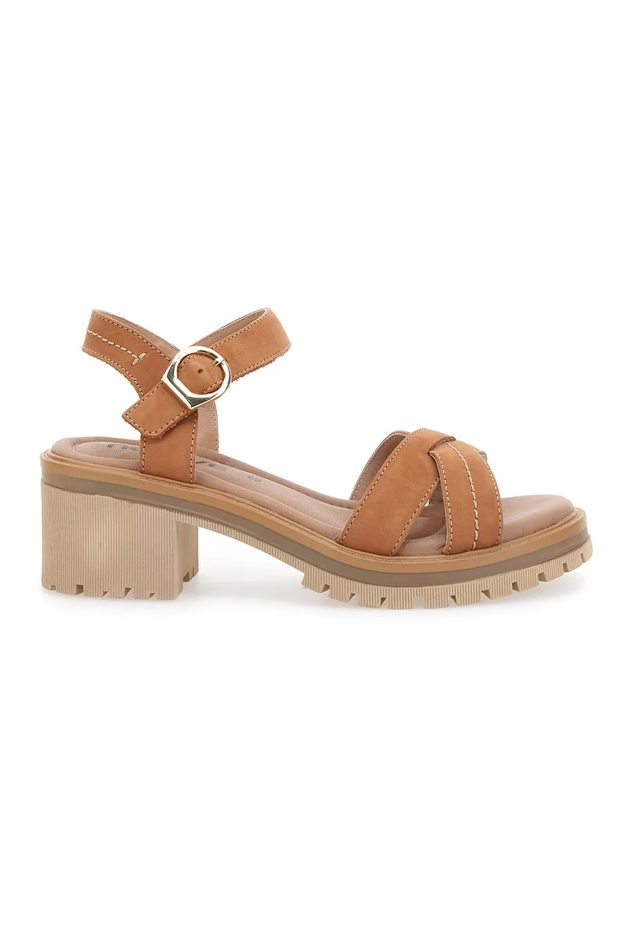   PITTARELLO ACTIVE Sandalo in Pelle Cognac Pittarello Active 2302