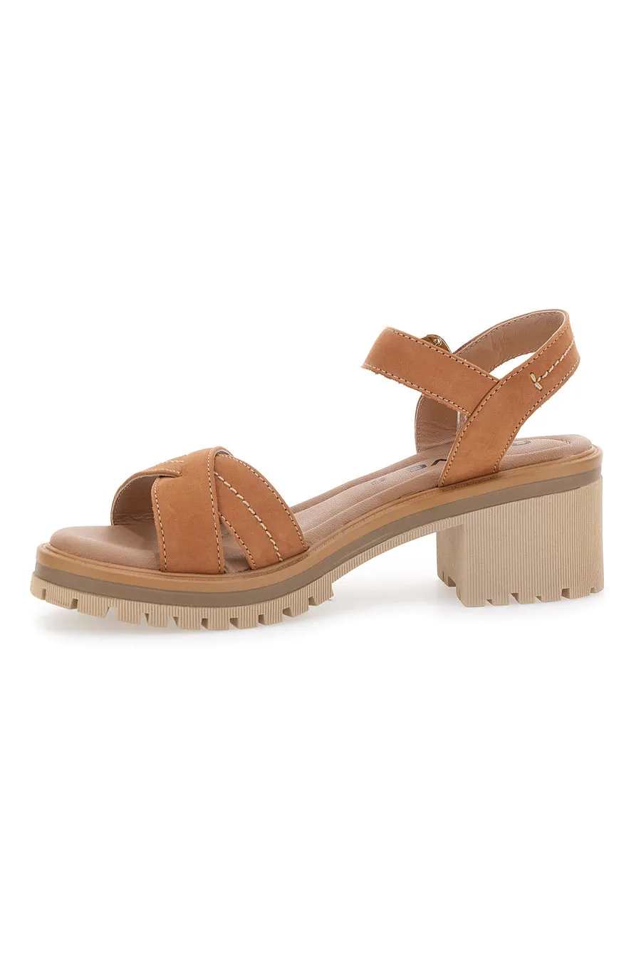   PITTARELLO ACTIVE Sandalo in Pelle Cognac Pittarello Active 2302