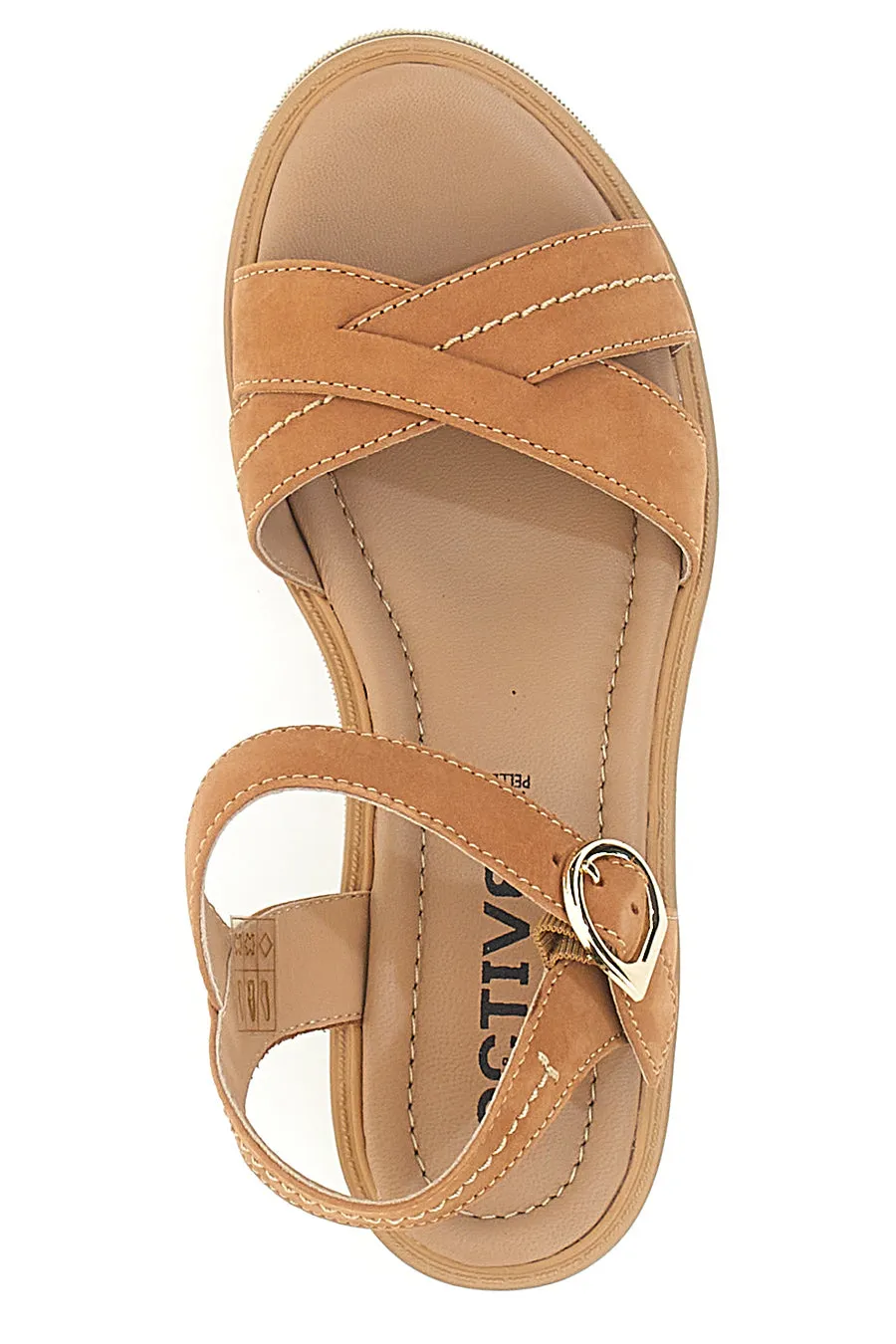   PITTARELLO ACTIVE Sandalo in Pelle Cognac Pittarello Active 2302