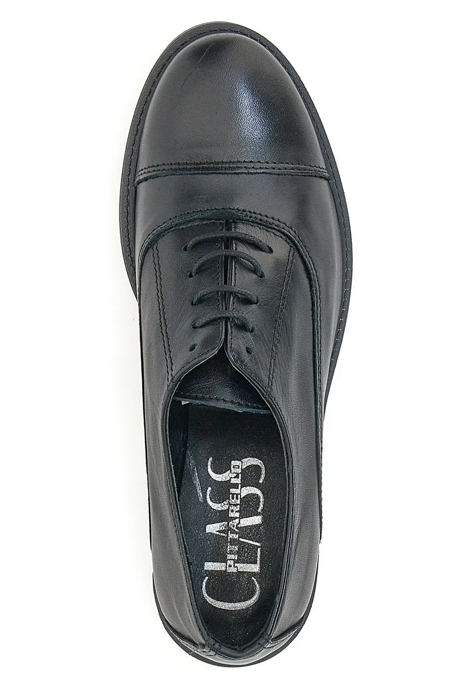   PITTARELLO CLASS Scarpe Stringate Pittarello Class 203 Nere Vera Pelle