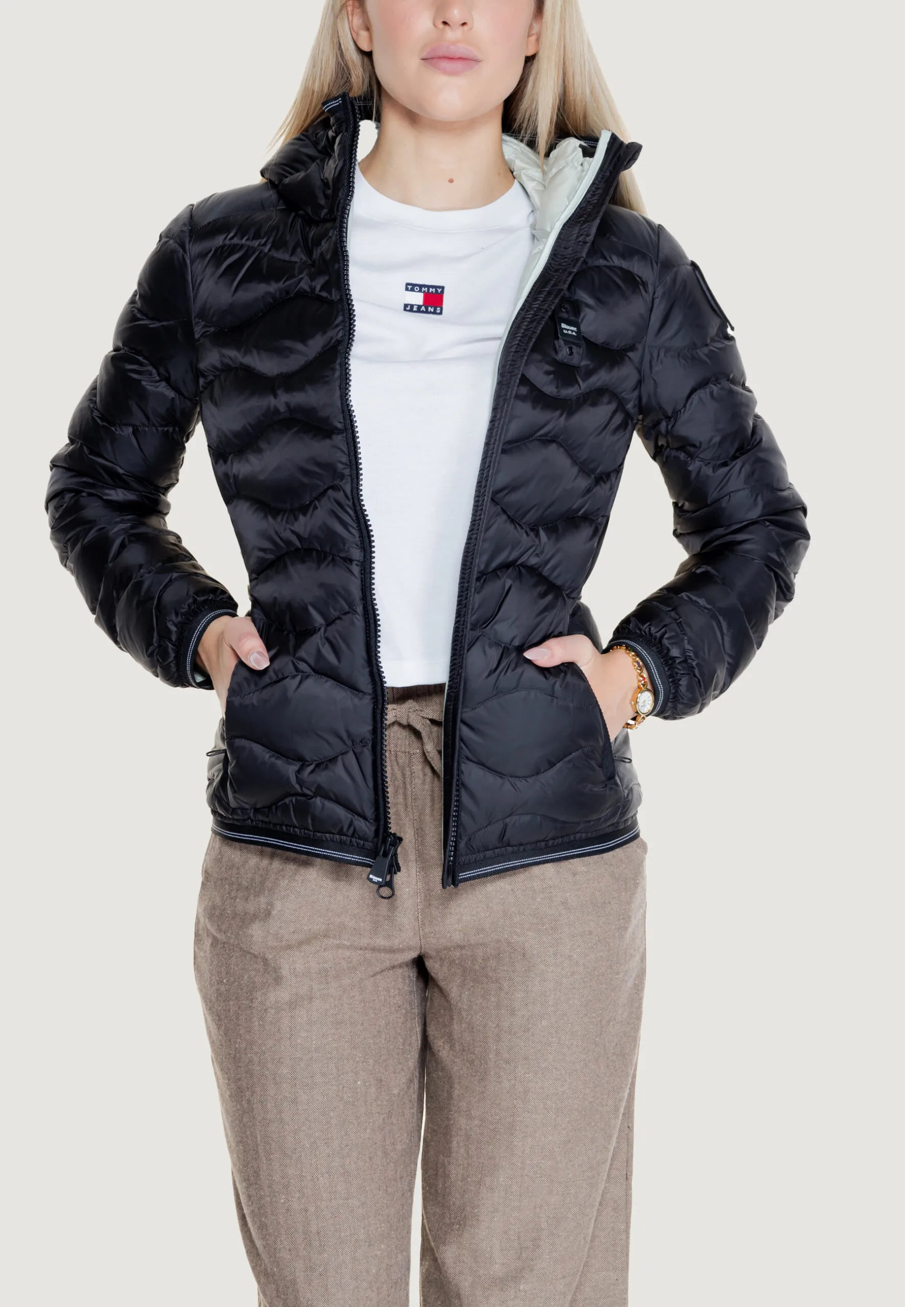 Piumino Blauer CAMELIA Nero