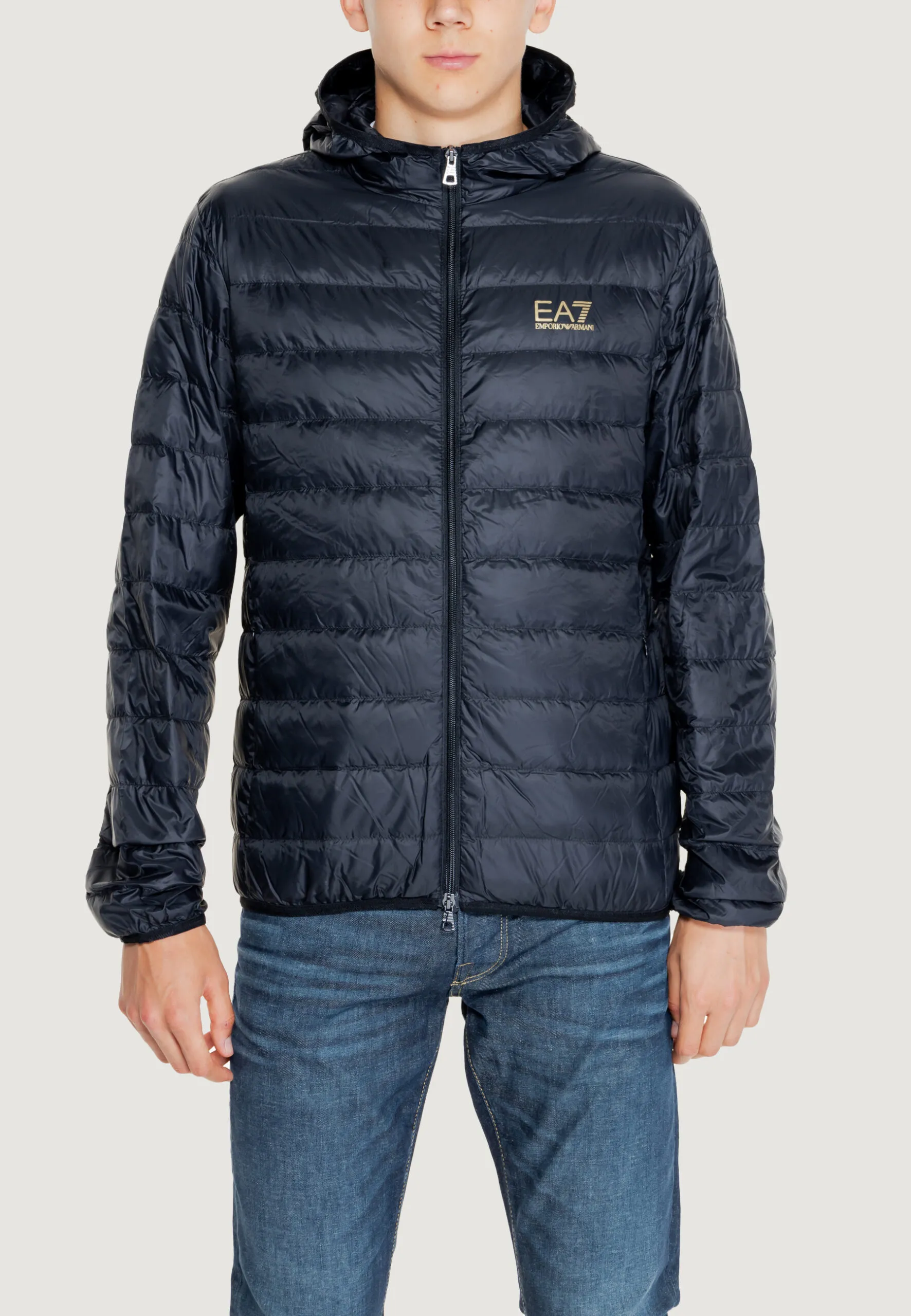 Piumino Ea7  Black gold