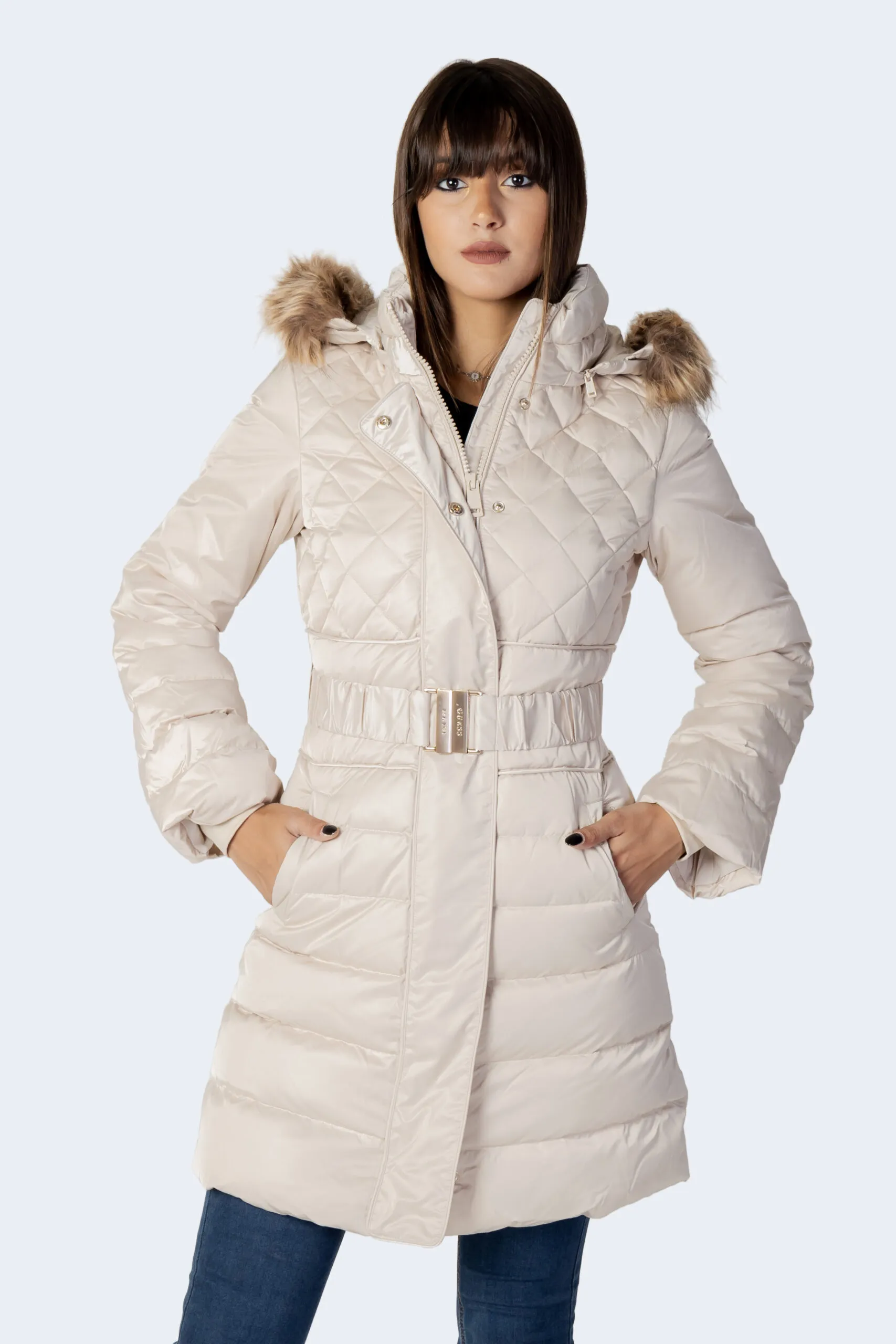 Piumino Guess lolie Beige
