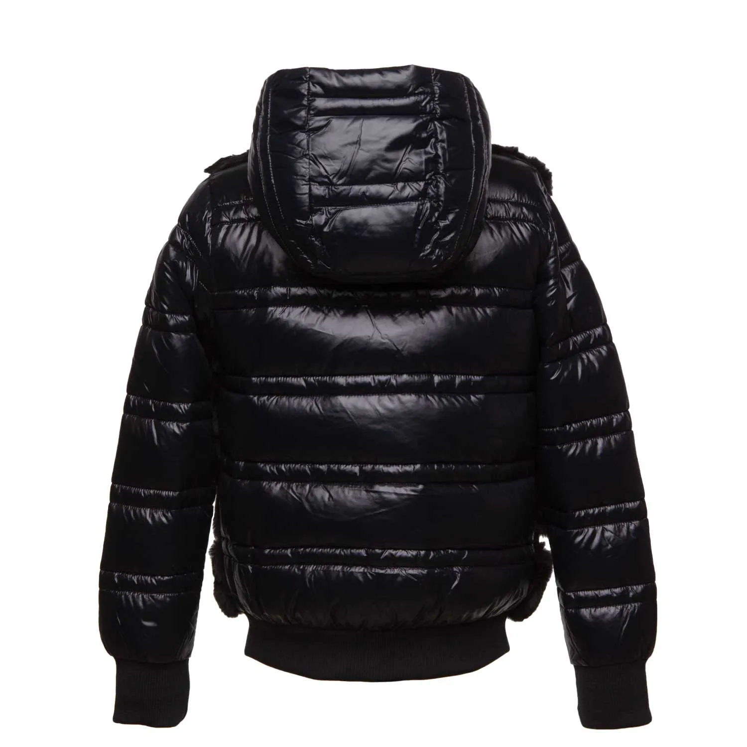 Piumino Nero Girl Bambina