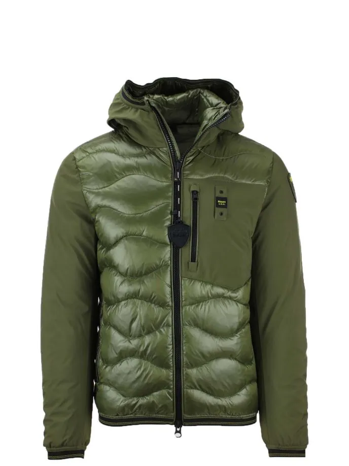 Piumino nylon e neoprene