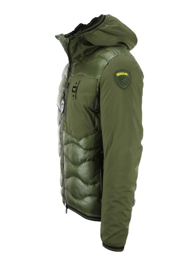 Piumino nylon e neoprene