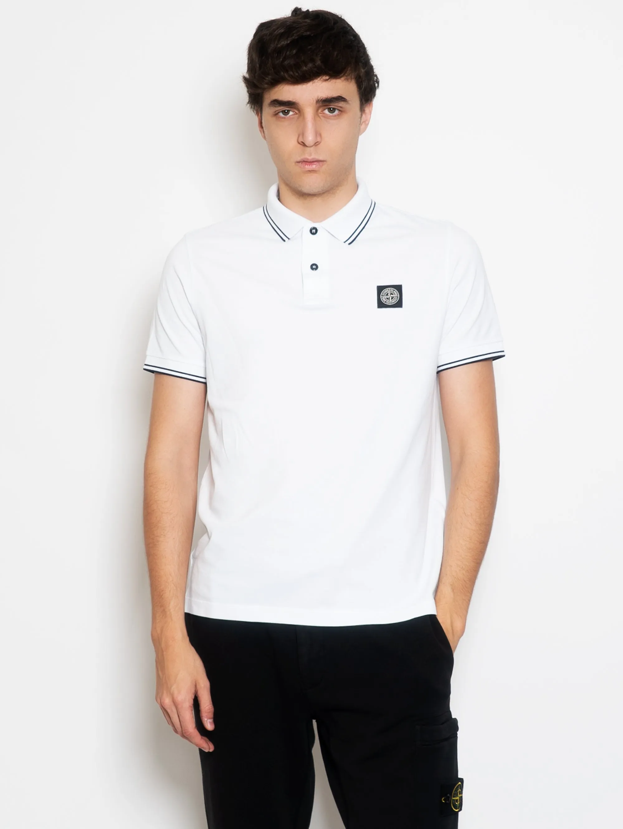 Polo Manica Corta Bianco