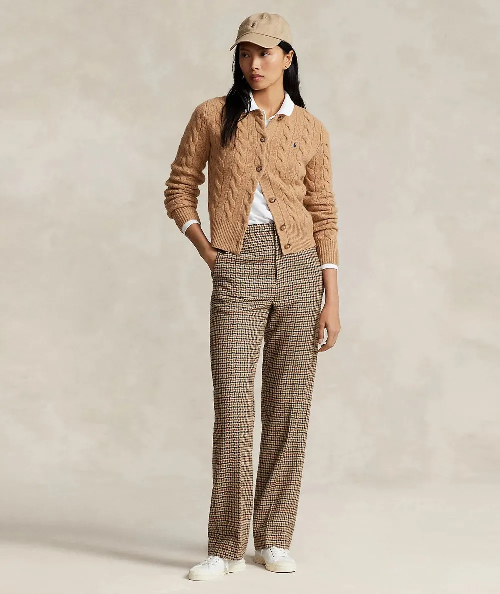 POLO RALPH LAUREN DONNA--Cardigan a trecce in lana e cashmere