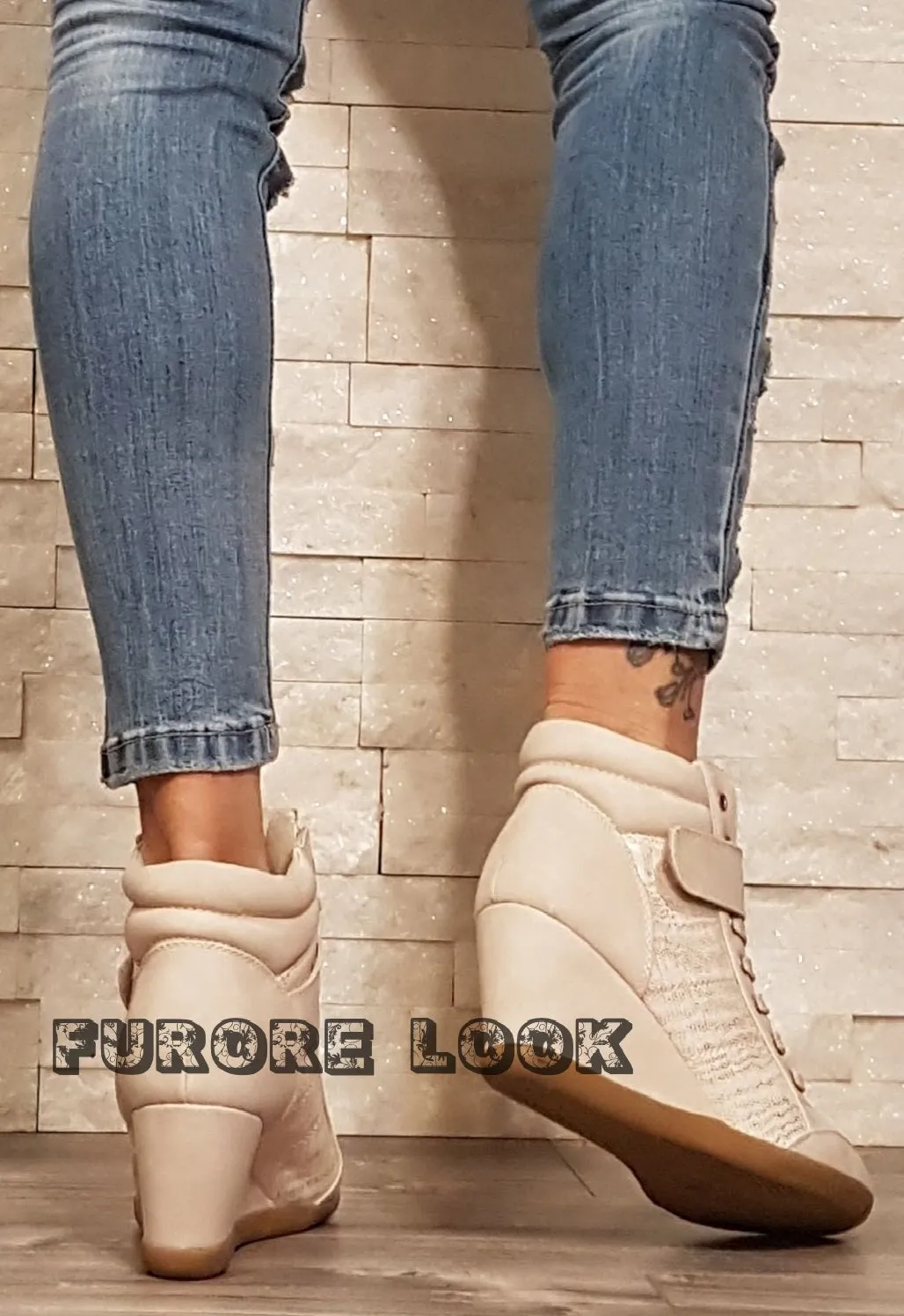 PROMO Sneakers beige S28 - NUMERO 38