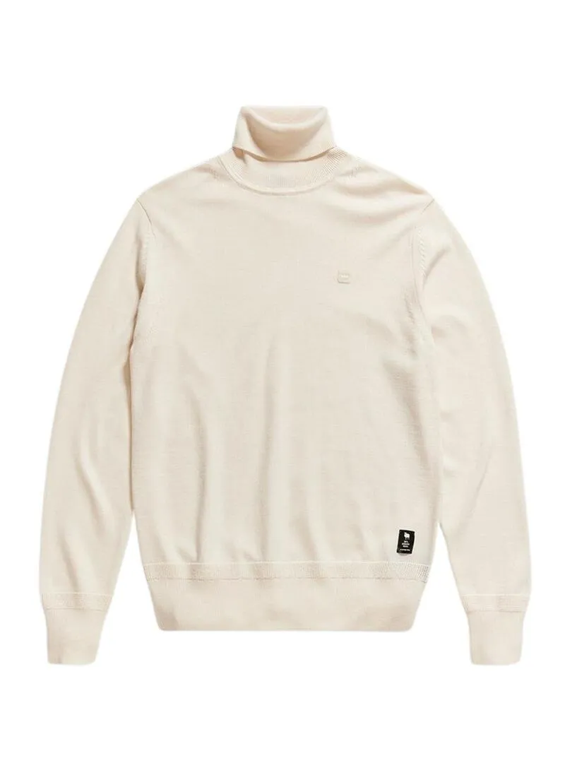 Pullover G-Star Premium Core Beige per Uomo